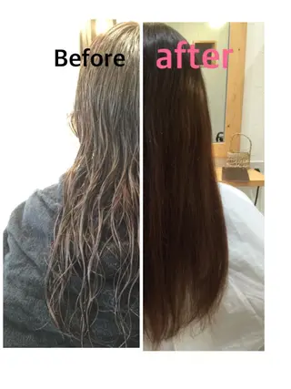 ミディアム セミロング ロング ツヤ髪専門美容師 桑原　和誠のヘアスタイル