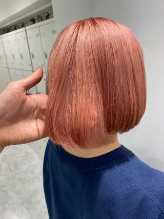 セミロング カラー パーマ ヘアアレンジ ネイル マツエク・マツパ 韓国風ベージュ🤎 赤みなし🌿横浜🤎のヘアスタイル