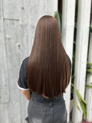 ロング カラー 梅原 姫🍬🐰のヘアスタイル