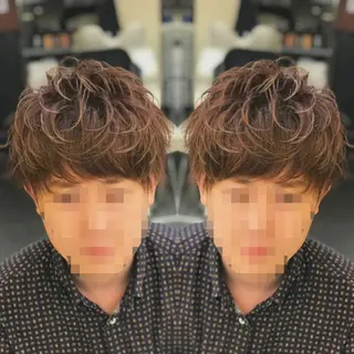 パーマ メンズ 髪質改善美容室bokuno町田店所属・メンズ＆髪質改善縮毛 矯正【平山🔥拓哉】のヘアスタイル