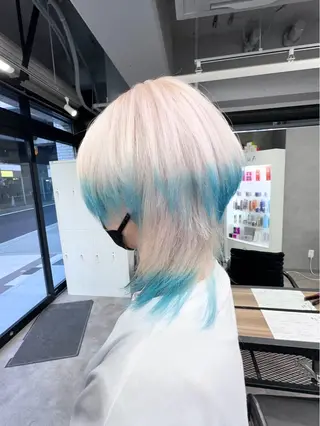ミディアム ブリーチ指名🥇/ ボブ/HISAKIのヘアスタイル