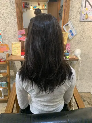 セミロング パーマ MIRUCO by KURAKU所属・⭐️ハイトーンカラー ⭐️メンズパーマ達成のヘアスタイル