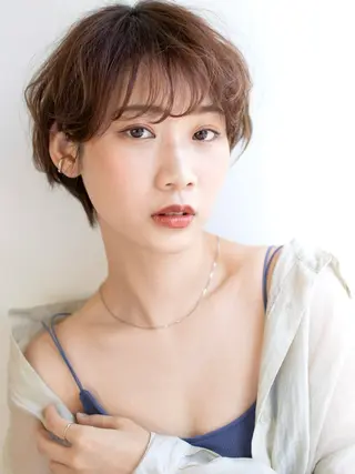 ショート 💗艶カラー💗 CECILのヘアスタイル