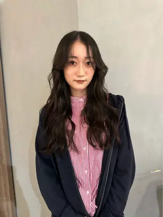 ロング カラー 美髪・シールエクステ ホソタニリョウコのヘアスタイル