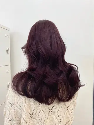 ロング カラー ヘアアレンジ 🪞［公式］ UNITED横浜🪞のヘアスタイル