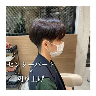 ショート メンズ 縮毛矯正 滝沢尚起のヘアスタイル