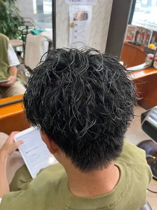 パーマ メンズ 熊谷 はつなのヘアスタイル