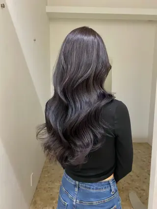 ロング カラー レイヤー/艶カラー /韓国ヘア/高松のヘアスタイル
