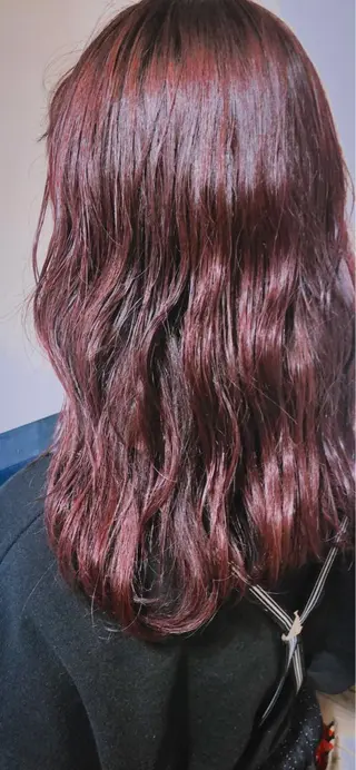 セミロング カラー 韓国hair ·͜· watanabeのヘアスタイル