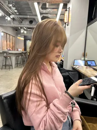 ロング カラー 韓国ヘア🫧 KAZUTOのヘアスタイル