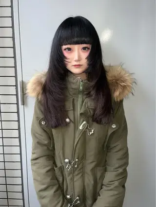 ロング ☀️コミヤマミユ☀️ /パーマ/ハイトーンのヘアスタイル