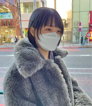 ショート カラー レイヤーパーマ＊ 顔まわり似合わせのヘアスタイル