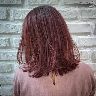 ミディアム カラー 【髪質改善】 kasumi🌷🌷のヘアスタイル