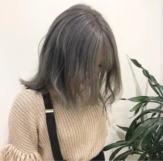セミロング カラー sail所属・sail hairのヘアスタイル