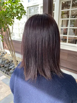 ミディアム カラー 有田 隼のヘアスタイル