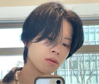 ショート メンズ メンズ特化/ センターパート/八谷のヘアスタイル