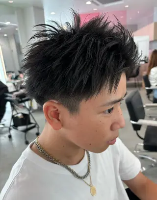 ショート メンズ メンズカット ボブ/米崎駿也のヘアスタイル