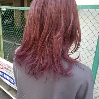 ミディアム 🇰🇷透明感×ハイ トーン🌟tomoのヘアスタイル