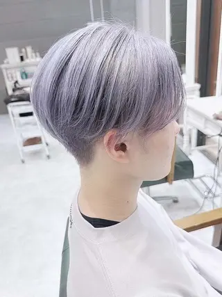 ショート カラー ヘアアレンジ メンズ 𝐑𝐈𝐍𝐊𝐀 🐣🩷のヘアスタイル