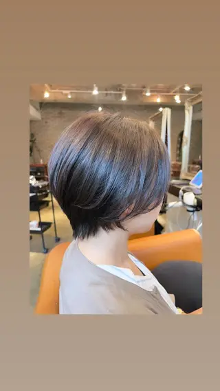 ショート カラー ハイライト/インナー /ブリーチ/レイヤーのヘアスタイル