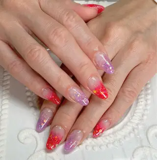 ミディアム ネイル lune nail_2017のその他イメージ