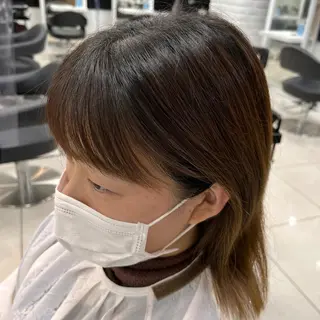 ショート 【センターパート/ マッシュ】ryokaのヘアスタイル