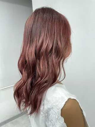 カラー 透明感♡くすみカラー shiori/小岩のヘアスタイル