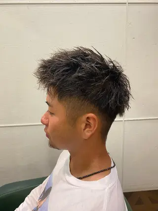 ショート パーマ メンズ 西村 恵祐のヘアスタイル