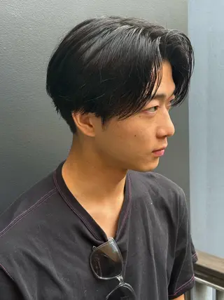 ミディアム パーマ メンズ growth 天神店 【グロウ】所属・Growth天神店 TOMOKIのヘアスタイル