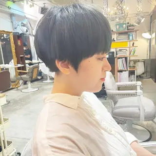 ショート カラー ショートボブ縮毛矯正 髪質改善のプロ山道潤のヘアスタイル