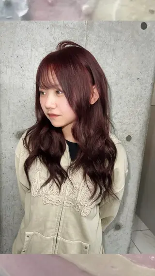 カラー ️💜akari💜 ハイトーン/レイヤーのヘアスタイル