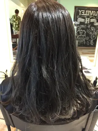 セミロング カラー scene.所属・TOPstylist ✂️フセケイタ✂️のヘアスタイル