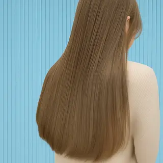 ロング 髪質改善＆白髪ぼかし カラー♡店長みやけ♡のヘアスタイル