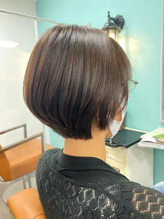 ショート 顔まわりカット/金山 /大園芽依のヘアスタイル