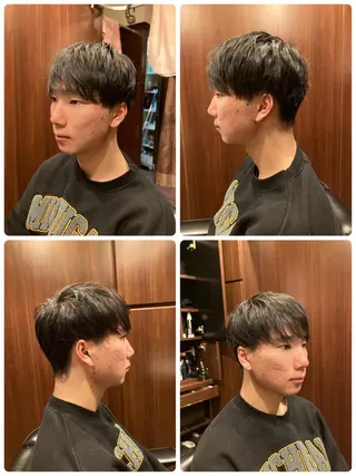 ショート メンズ BroTokyo Barbershop 銀座店所属・大河 たいがのヘアスタイル