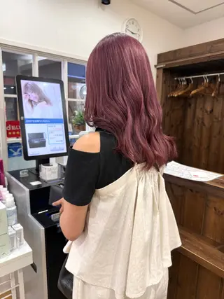 ロング カラー ヘアアレンジ 💖メンズモデル 募集/晴香💖のヘアスタイル