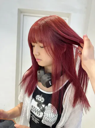 カラー ハイトーン特化 pepe🎀のヘアスタイル