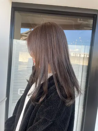 セミロング GLITTER赤塚店所属・GLITTER ハイ トーン🎀北野佑季のヘアスタイル