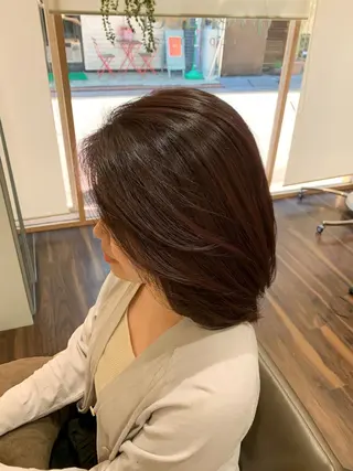 セミロング green feel 長原所属・西山 大樹のヘアスタイル
