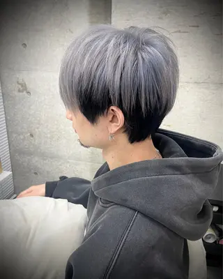 カラー メンズ 🍭ハイトーン/ デザインカラー🦄のヘアスタイル