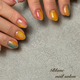 ショート Blanc ブランのネイルデザイン