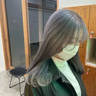 ロング カラー 中山 まどかのヘアスタイル