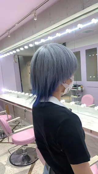 ショート L STUDIO心斎橋店所属・派手髪支持率No1 Eisukeのヘアスタイル