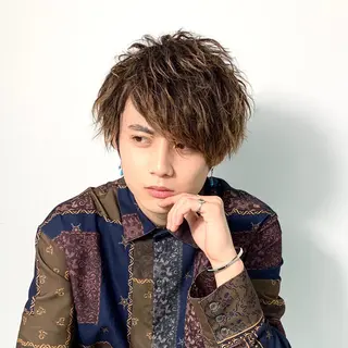 パーマ メンズ 柏メンズカットパーマ NO.1タイチのヘアスタイル