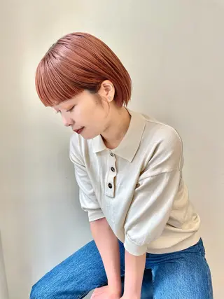 ショート カラー pole所属・【pole】 minaのヘアスタイル