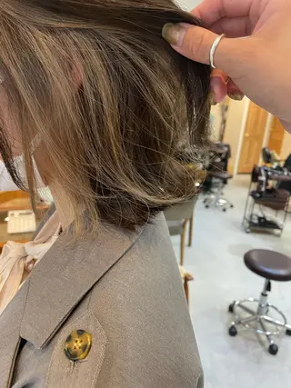 ミディアム カラー 中目黒🌼 🌼ハナのヘアスタイル