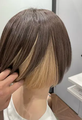 ショート カラー 大川 美優のヘアスタイル