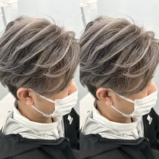 カラー メンズ MEN'S/パーマ/ ハイトーン🎨英吉のヘアスタイル