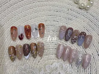 ネイル ネイルサロンAiri 長さ出し·シンプルのネイルデザイン