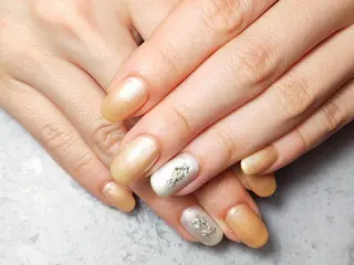 ショート ネイル 川畑爪商店 品川高輪 同時施術が人気🌿のネイルデザイン